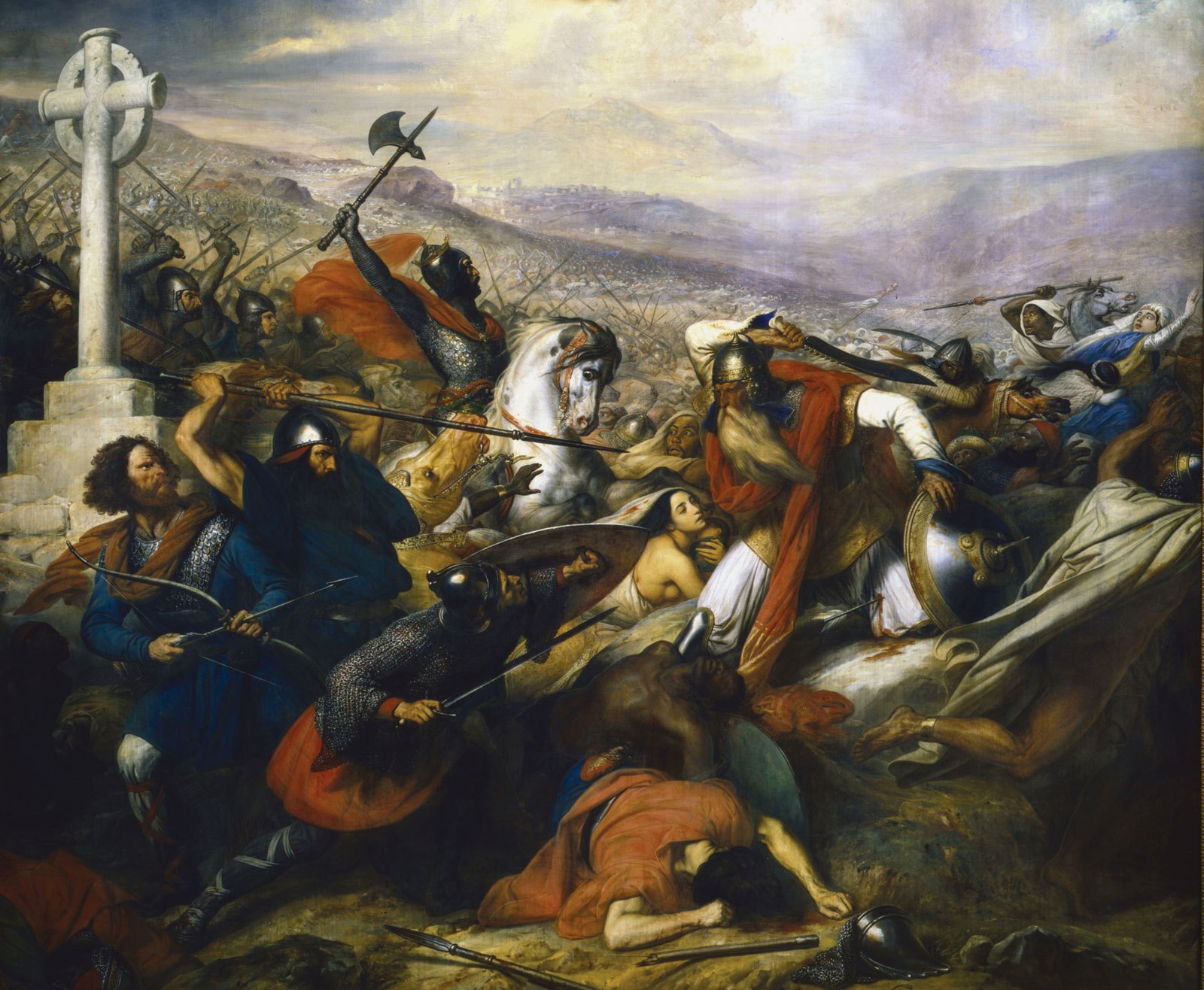 La bataille de Poitiers (732)
